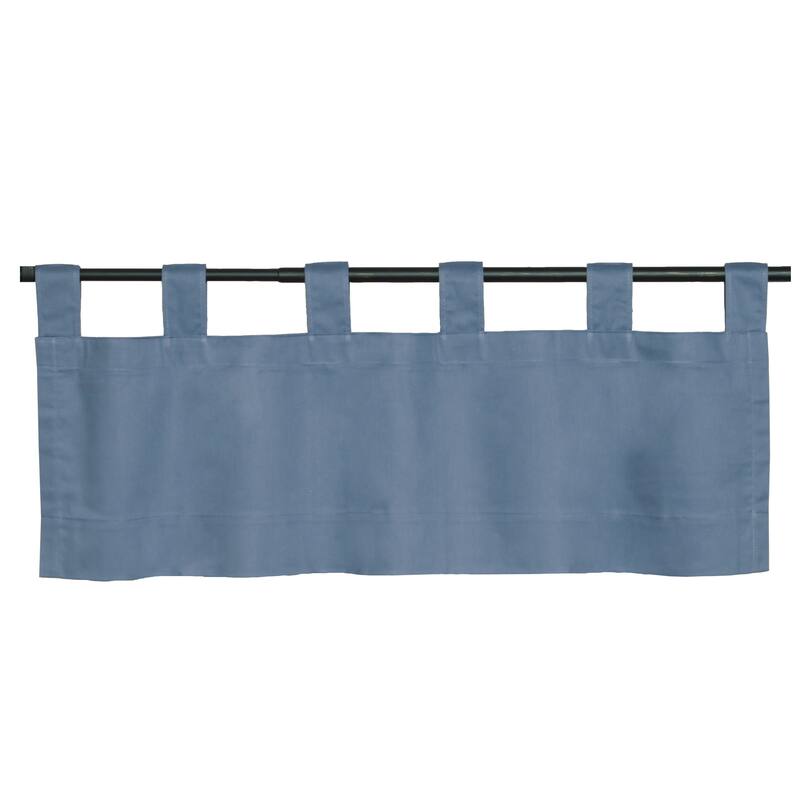 ThermaLogic Weathermate Insulated Cotton Tab Top Valance