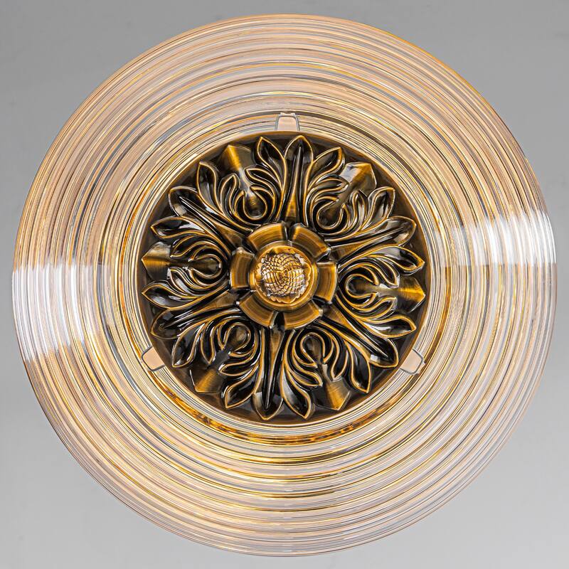 Industrial 1 - Light 11.8" W Retro French Globe Glass Pendant For Kitchen Island