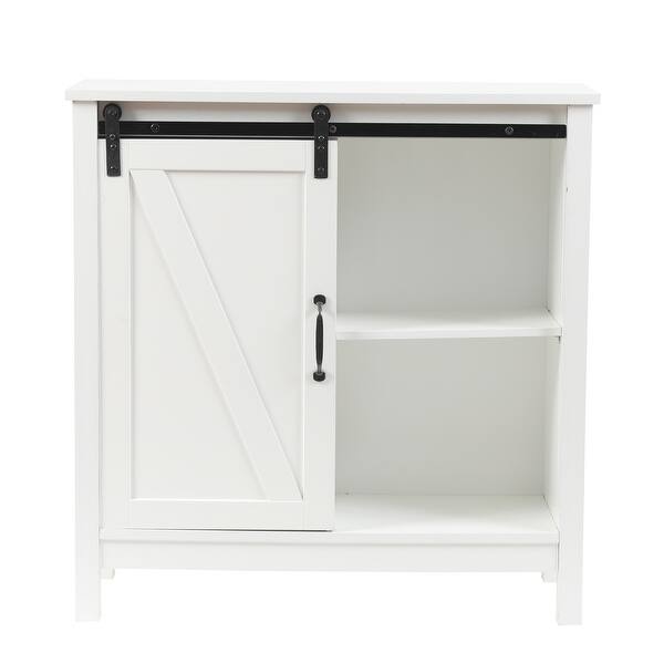 Farmhouse White Mdf Bathroom Cabinet Overstock 31827200
