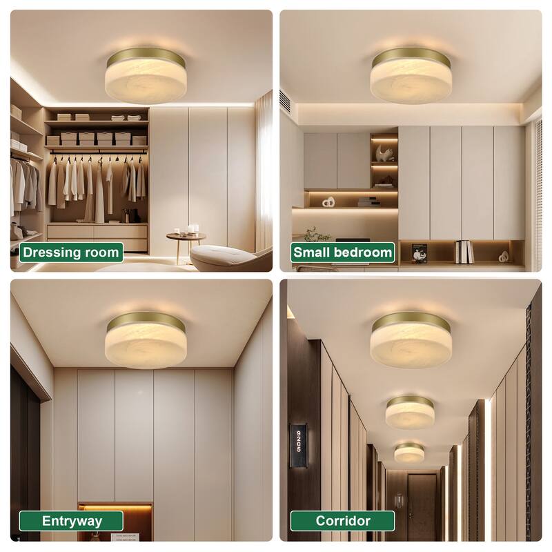 12 Inch LED Ceiling Light, 24W Flush Mount Ceiling Light,Round Low Profile Ceiling Lights for Bedroom, Living Room