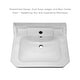 preview thumbnail 8 of 9, Whitehaus Victoriahaus 23-1/2" Rectangular Ceramic Lavatory Console