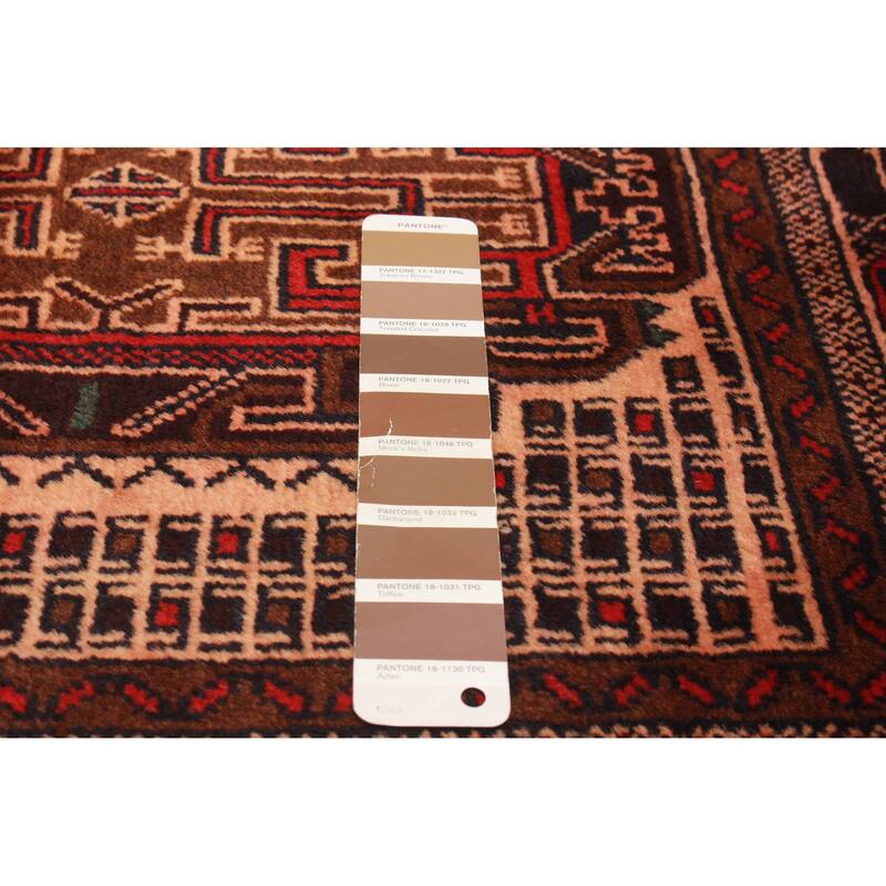 Teimani Brown Rug 2'9" x 5'4" - 2'9 x 5'4