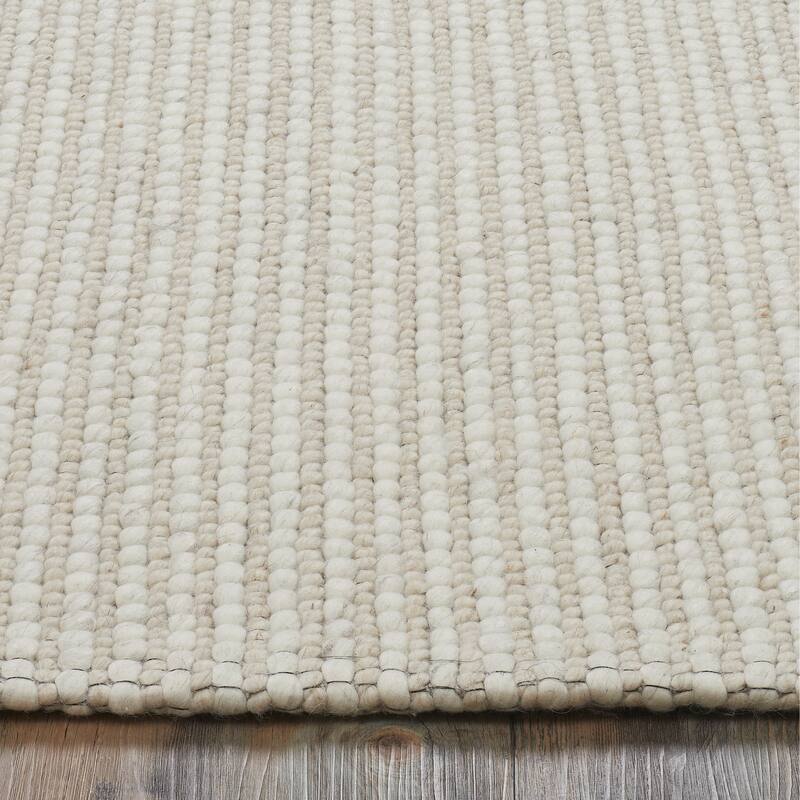 Bedford IV 7'10" X 10'2" ft Handwoven Indoor Rug, Ivory - 7'10" X 10'2" ft