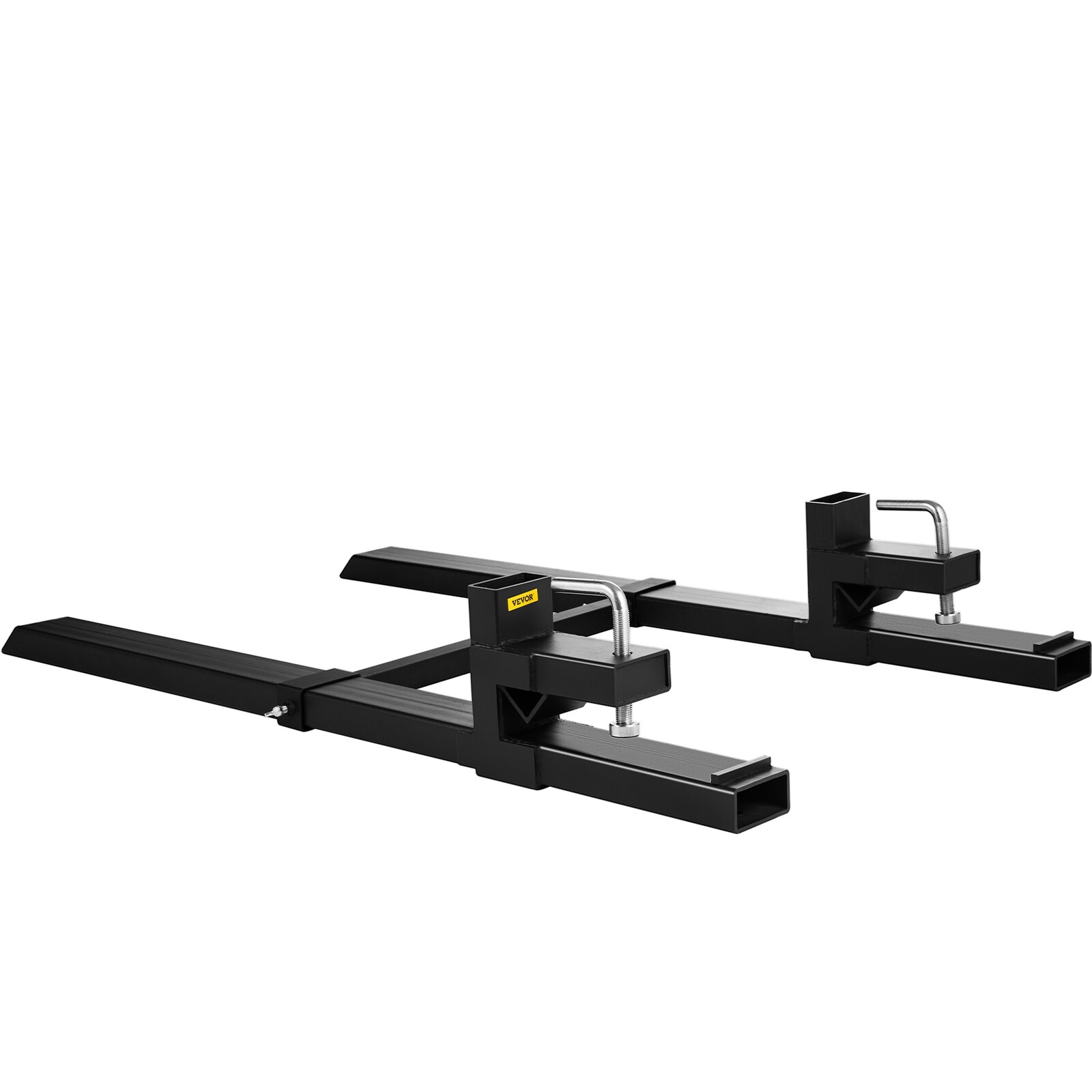 GARVEE 1500lbs Clamp On Pallet Forks 43 Inch Heavy Duty Fork Rack With