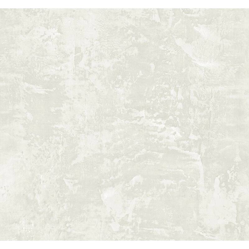 Seabrook Designs Gilmore Faux Unpasted Wallpaper - 27 in. W x 27 ft. L - Alabaster