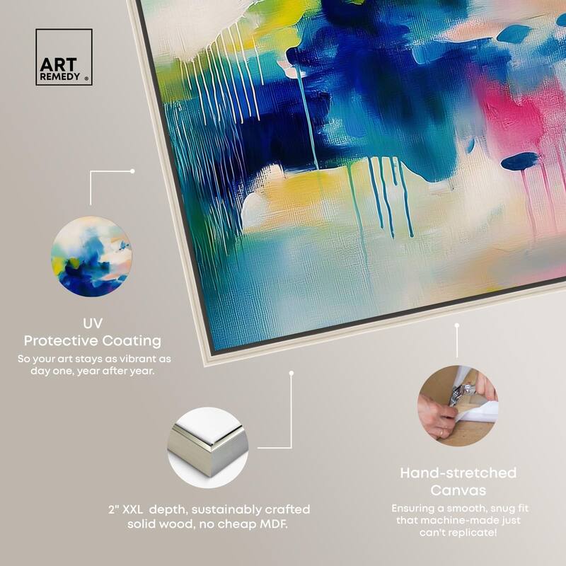 Prismatic Weeps Color II Canvas by Art Remedy