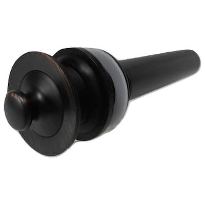 1.5" Oil Rubbed Bronze Lift & Turn Drain - 8"H x 1.25" x 2.5