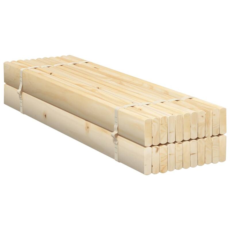 vidaXL Bed Slats Frame Mattress Support Bedroom Furniture Solid Wood Pine