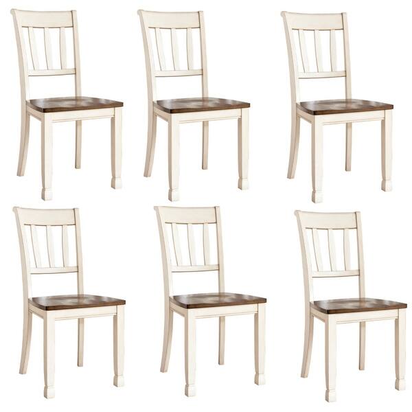 Shop Ashley Furniture D583 02 Two Tone Finish Whitesburg Dining
