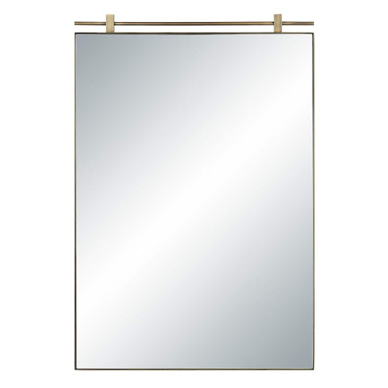 Renwil Neem 36" H x 24" W Wall Mirror, Yellow