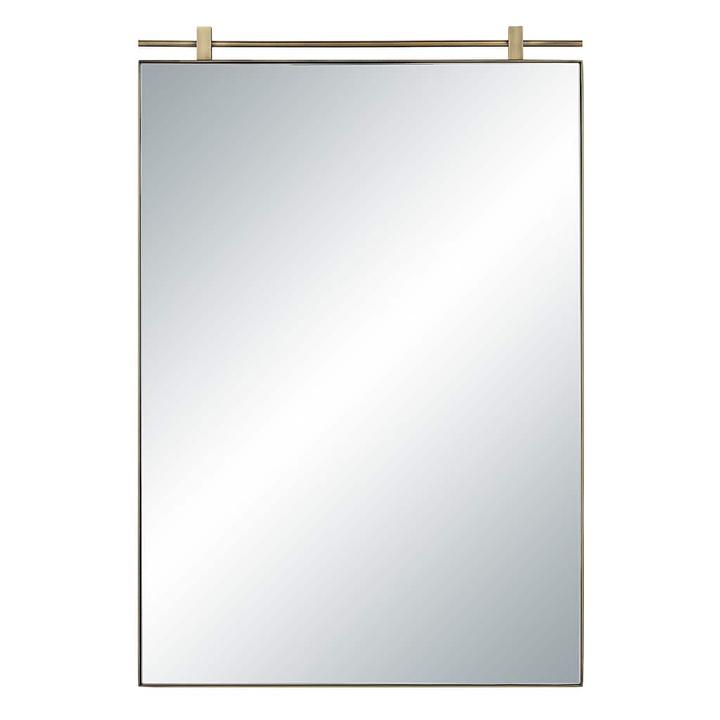 Renwil Neem 36" H x 24" W Wall Mirror, Yellow