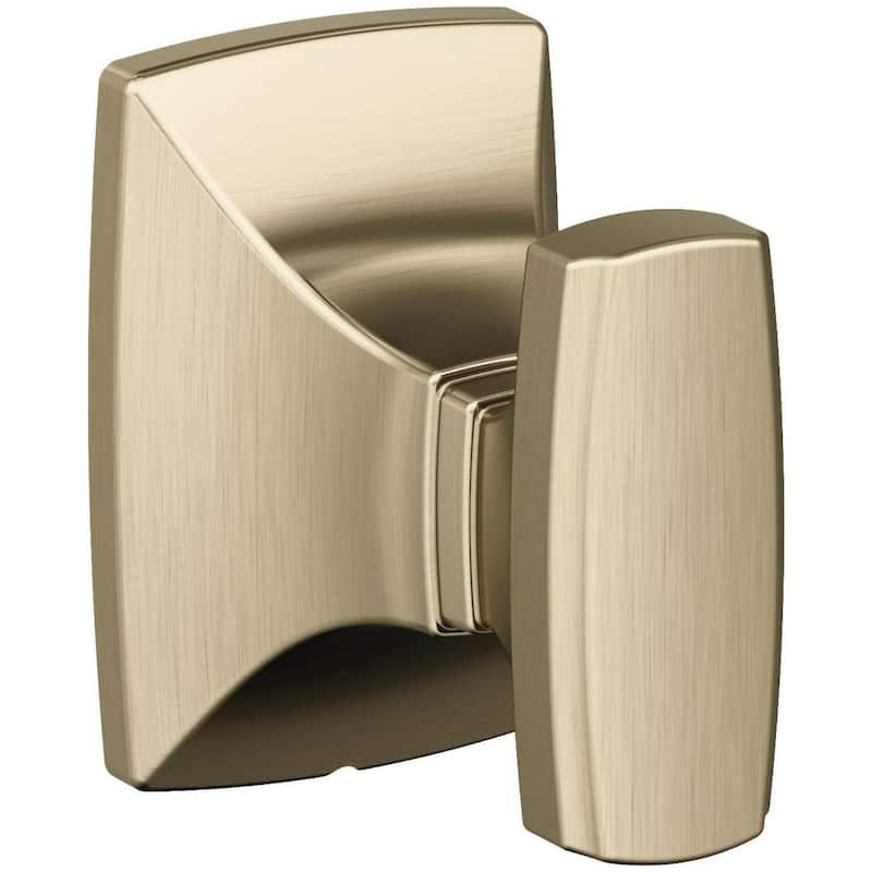 Amerock Highland Ridge Single Robe Hook - Golden Champagne