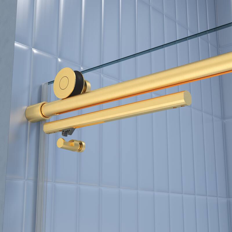 Glass shower door, sliding door