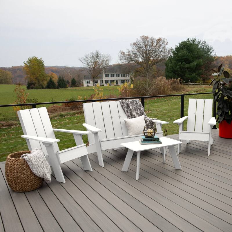 Italica Modern Adirondack Conversation Set