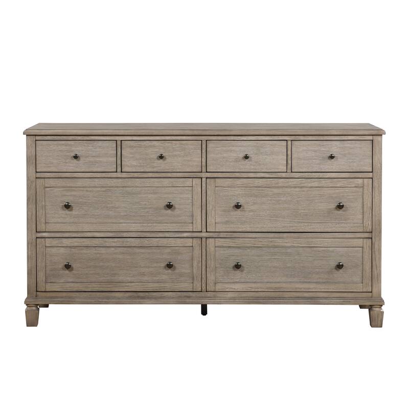 Bedroom Set Platfom Canopy Bed Dresser Mirror Nightstand