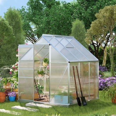 6'x6' Walk-in Garden Greenhouse Kit