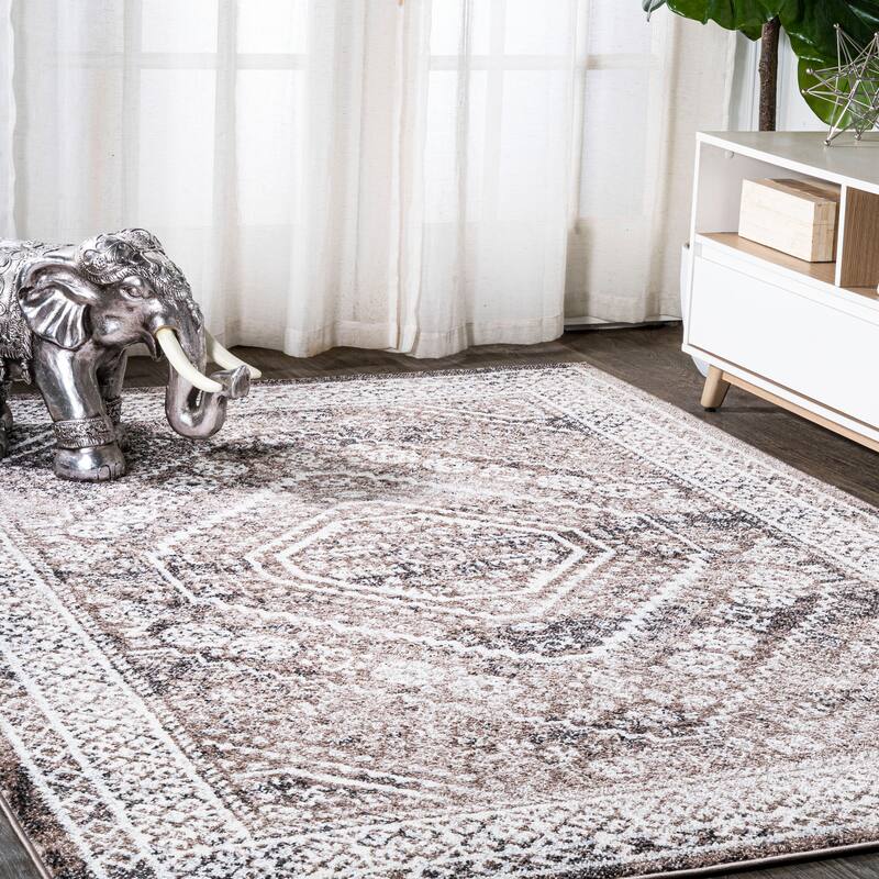 JONATHAN Y Dhiya Cottage Medallion Area Rug