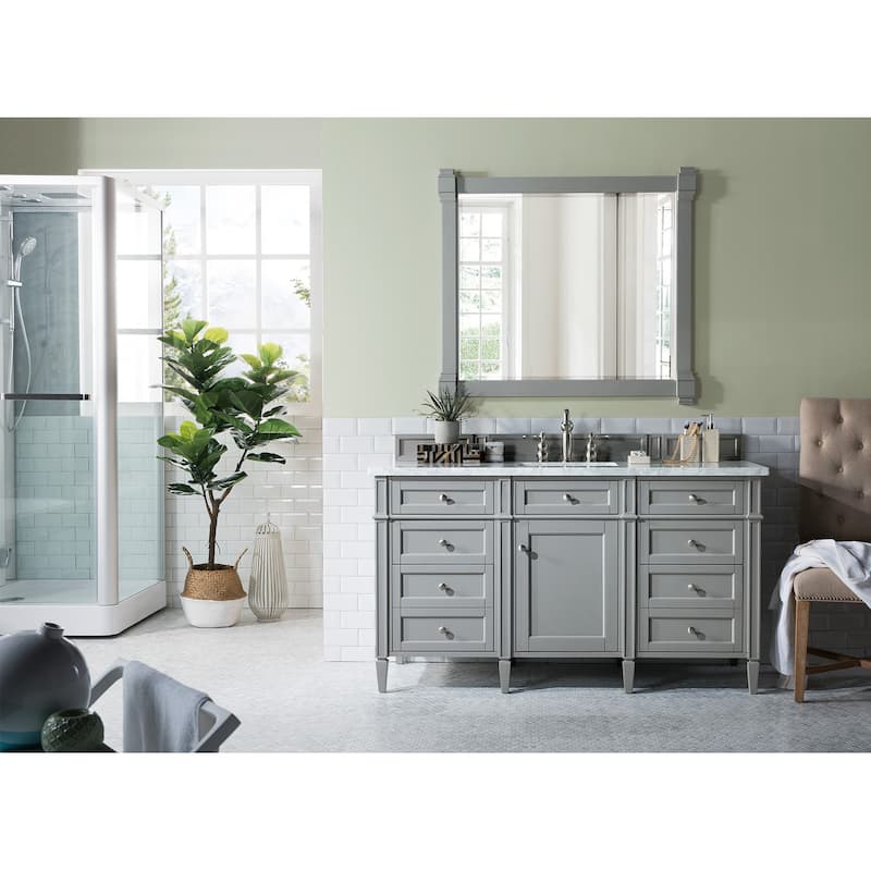 James Martin Vanities Brittany 60" Single Vanity, Urban Gray