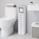 preview thumbnail 3 of 41, Toilet Paper Storage Cabinet with Dispenser Toilet Organizer - 7.2'L x 7.2"W x 29.9"H