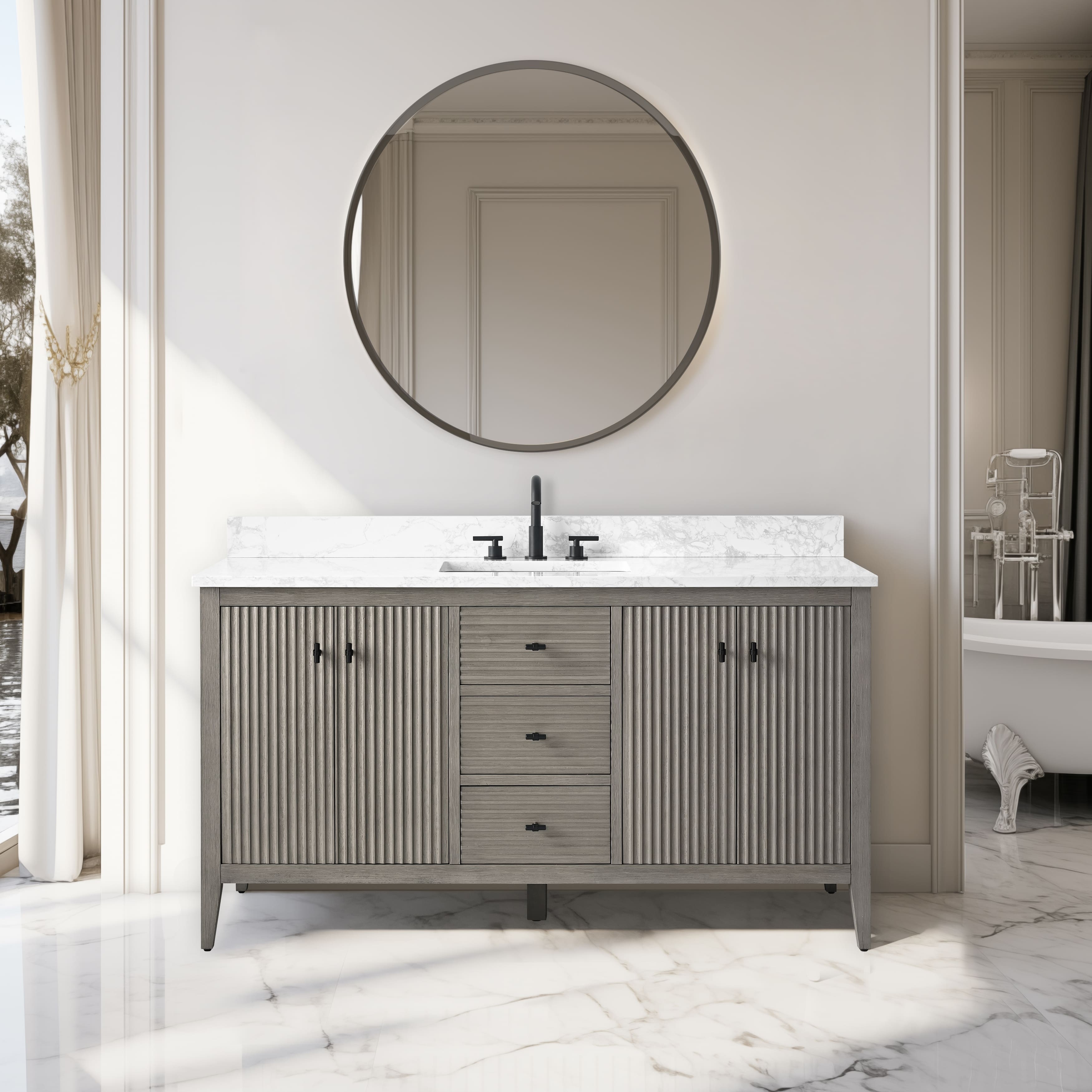 Option Linear Driftwood Gray