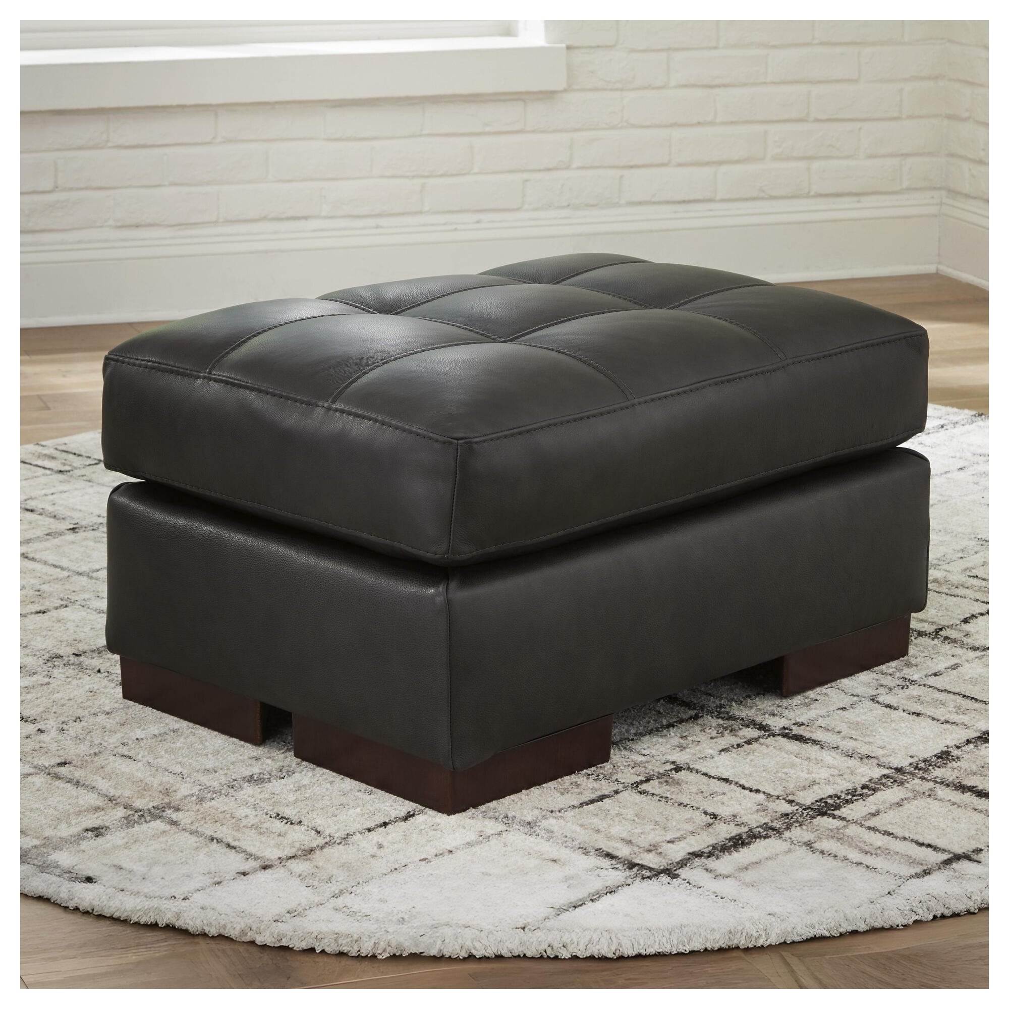 Signature Design by Ashley Luigi Dark Gray Ottoman