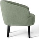 preview thumbnail 4 of 71, Bayville Sherpa Polyester Upholstered Barrel Chair - Faux Shearling