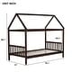 preview thumbnail 16 of 44, Twin Size Solid Wood House Frame Platform Bed, with Headboard and Footboard, with Underbed Storage Space, Minimalist Kids Bed