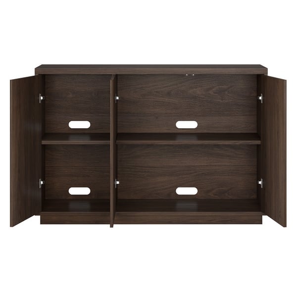 Hailey Home Alston Dark Blue 2-Shelf Office Cabinet