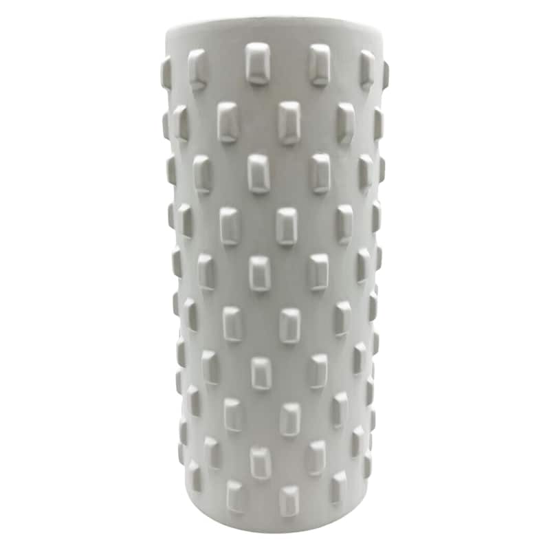White Ceramic Vase for Flowers