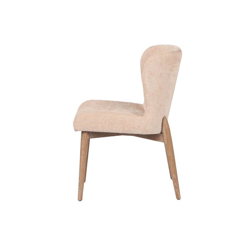 Notting Hill Upholstered Dining Chair, Champagne Chenille