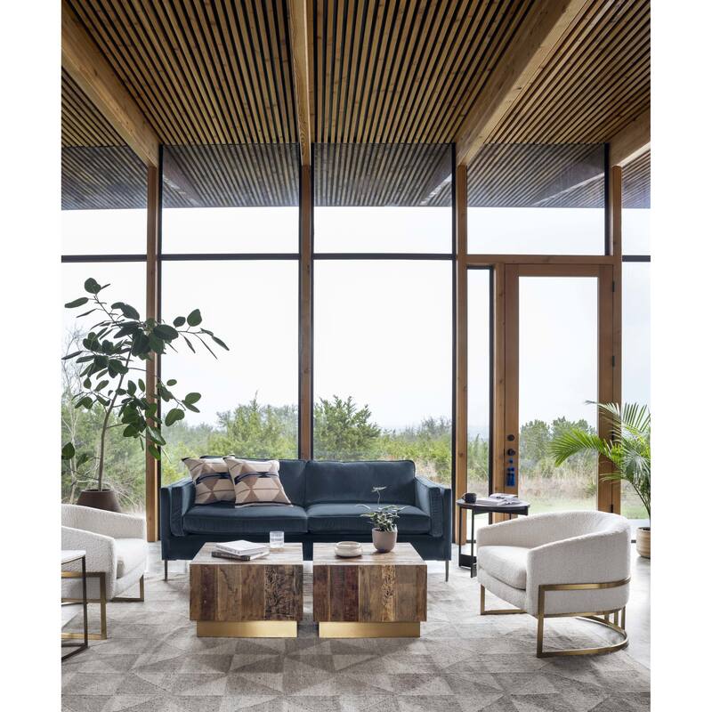 Daughtery End Table-English Brown Oak Veneer