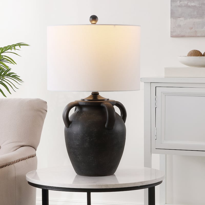 SAFAVIEH Lighting Rhynne Modern 23-inch Table Lamp - 13 in. W x 13 in. D x 23 in. H