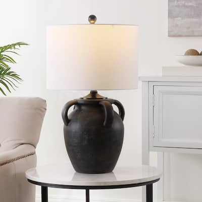 SAFAVIEH Lighting Rhynne Modern 23-inch Table Lamp - 13 in. W x 13 in. D x 23 in. H