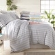 preview thumbnail 3 of 5, Simply Soft Oversized Patterned Duvet Cover Set