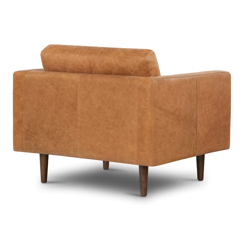 Poly and Bark Napa Lounge Chair - Genuine Italian Leather