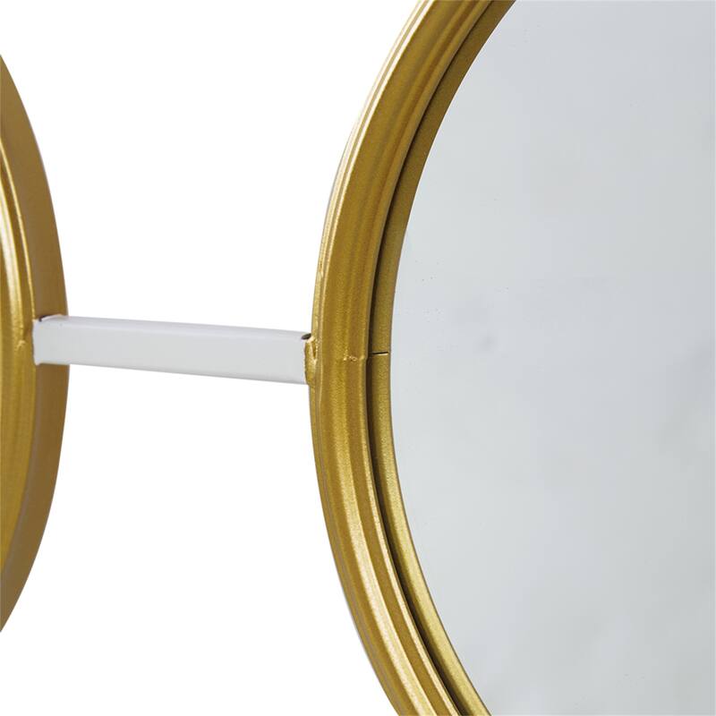 Gold And White Frame With Mirror