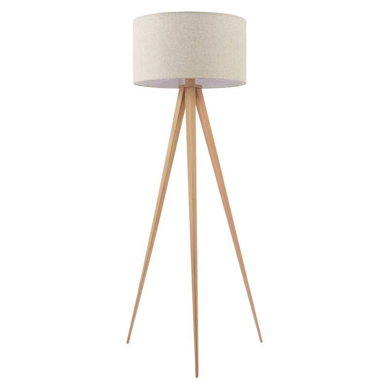 Imperial Floor Lamp Beige & Natural