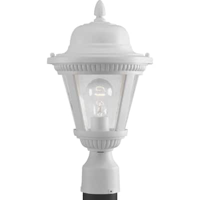 Westport Collection One-Light Small Post Lantern - 15.130" x 10.630" x 10.630"