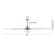 preview thumbnail 24 of 22, MLiAN 96 In. 6 Aluminium Blades Indoor Ceiling Fan with Light Kit and Remote - 96"