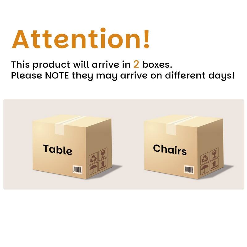 Traditions 3-Piece Patio Outdoor Dining Set with 2 Dining Chairs and Round Dining Table, Rust Free