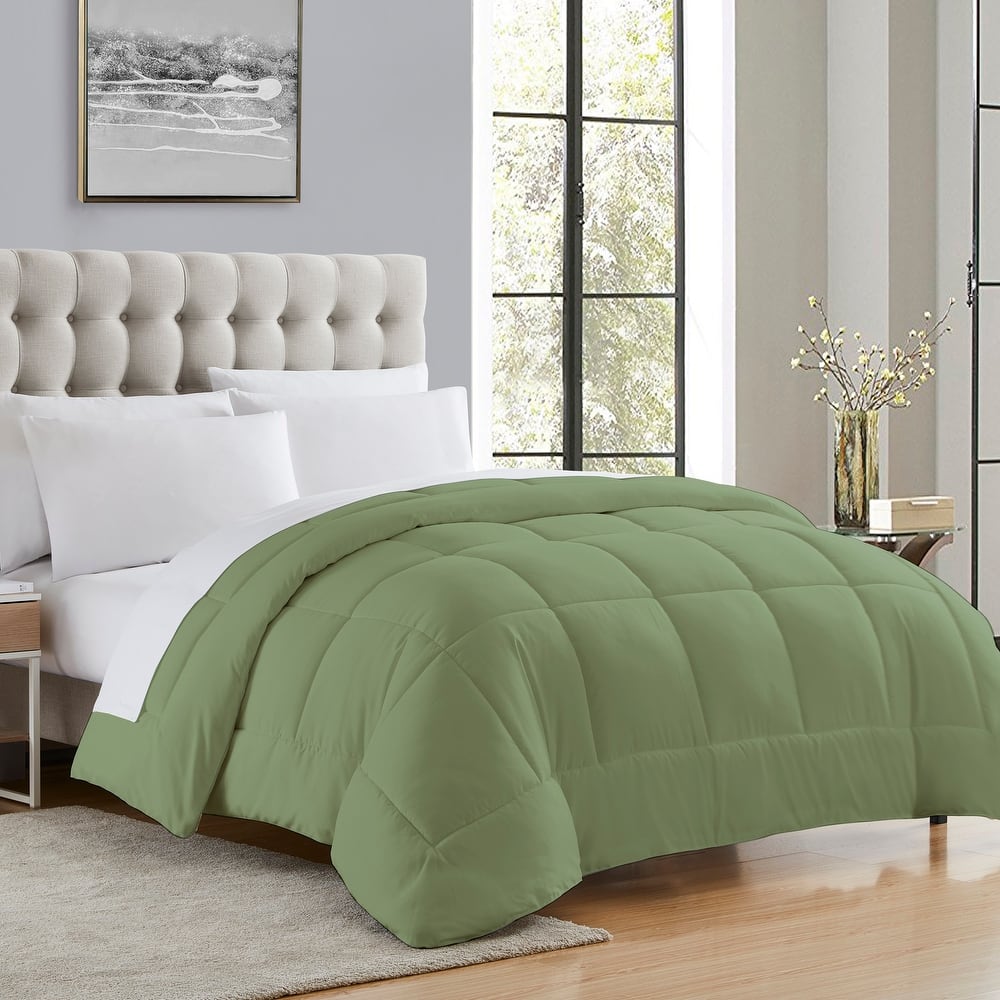 Sweet Home Collection All Season Bed In a Bag Solid Color Comforter & Sheet Set Ultra Soft Bedding