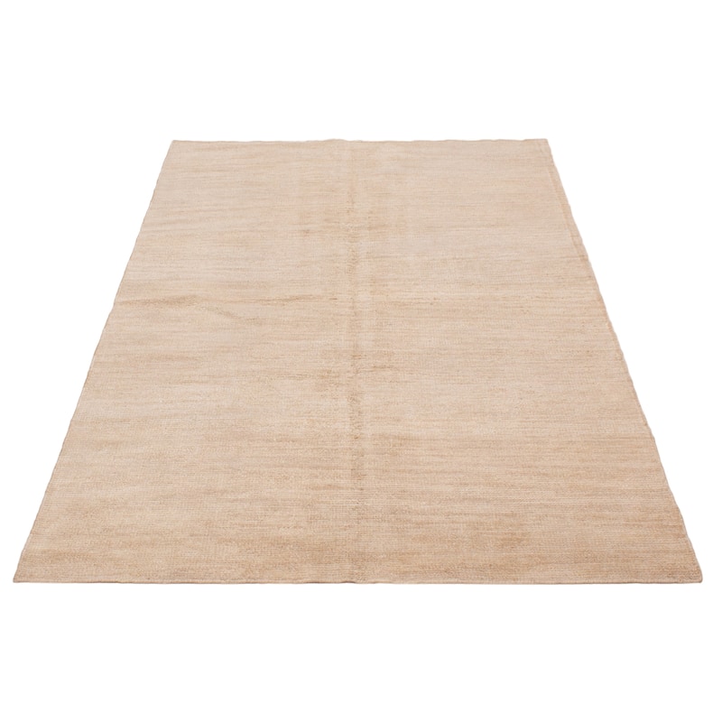 ECARPETGALLERY Hand-knotted Loreto Cream Silk Rug - 9'7 x 14'7