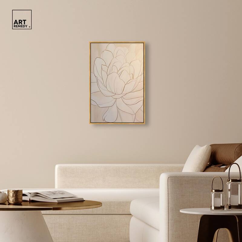 Sculpted Shards I Canvas by Art Remedy