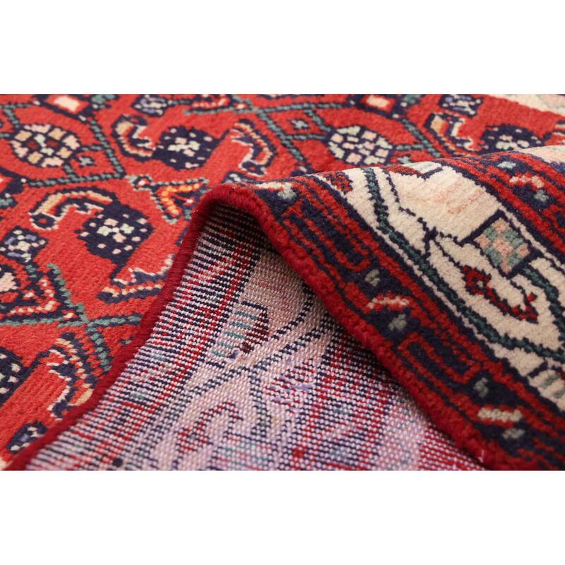 ECARPETGALLERY Hand-knotted Andelz Red Wool Rug - 2'8 x 10'4