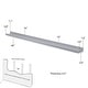 preview thumbnail 4 of 8, Wallniture Denver TJ 46" Picture Ledge Wall Shelves, Gray, Set of 4 - Gray