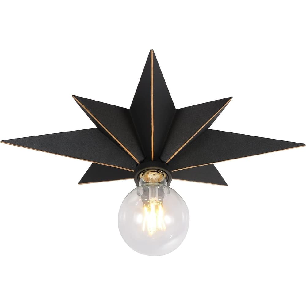 Star Design 1-Light Flush Mount: Multi-Use Ceiling Lighting
