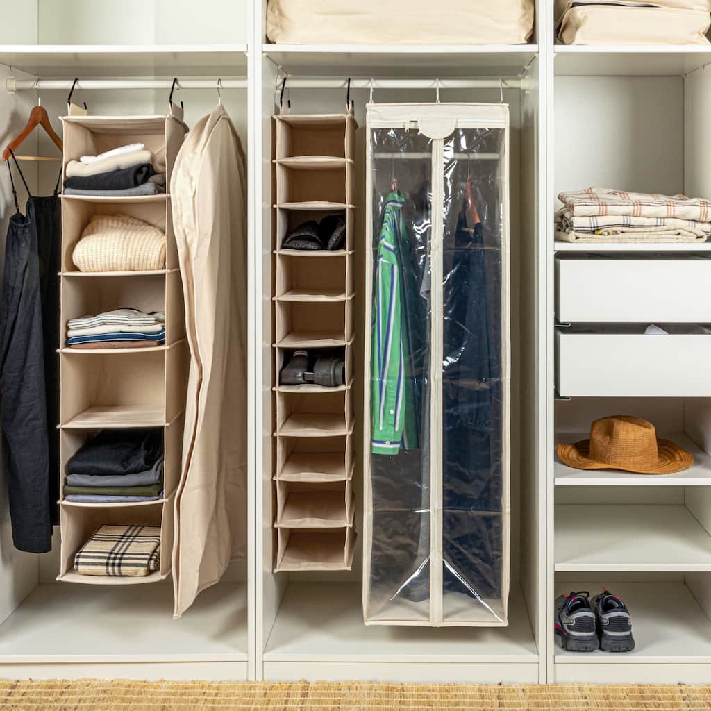 Household Essentials Canvas Hanging Wardrobe
