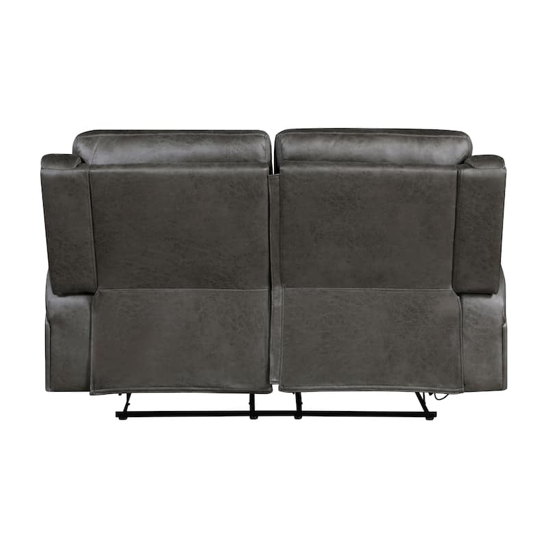 Fremont & Park Mabel Polished Microfiber 2-Piece Manual Reclining Sofa Set
