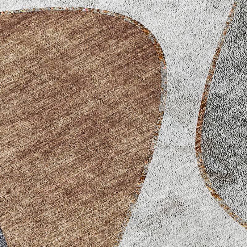 Machine Washable Indoor/ Outdoor Chantille Modern Abstract Rug