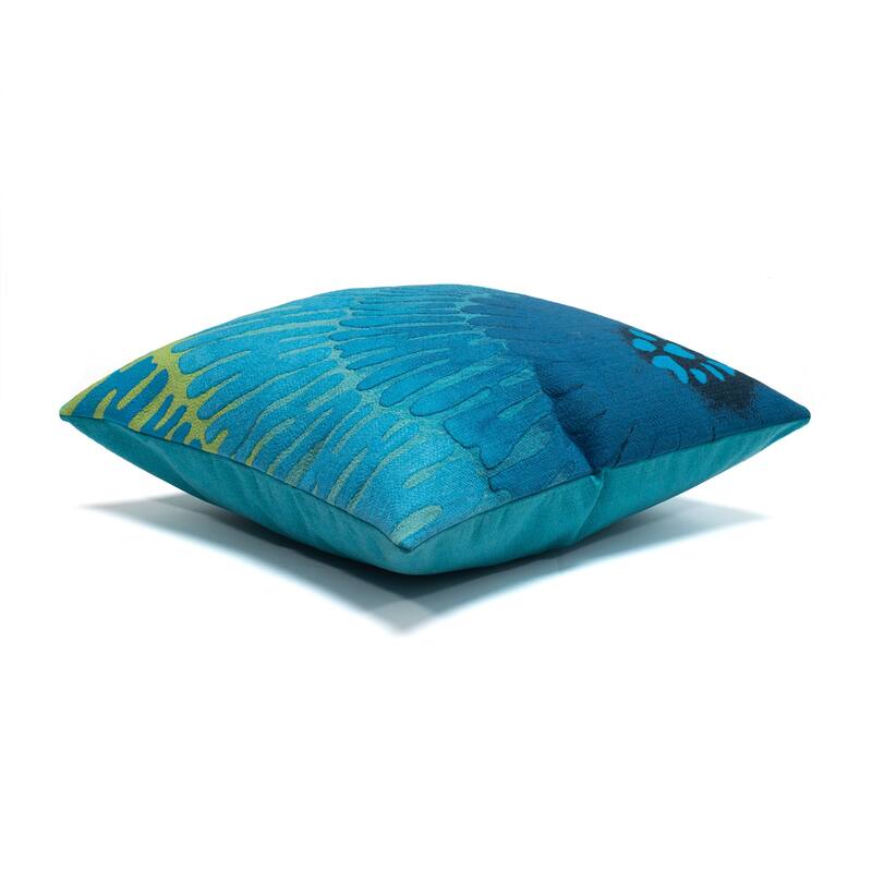 Liora Manne Visions IV Cirque Indoor/Outdoor Pillow Caribe 20" x 20"